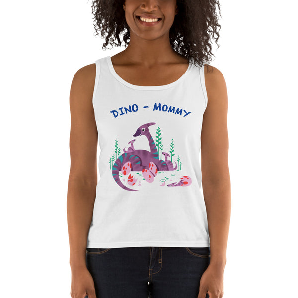 Dino Mommy Ladies'Tank