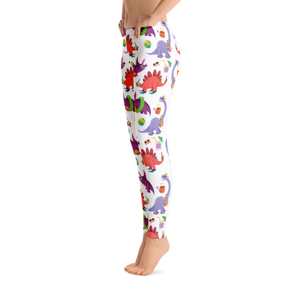 Beach Dino Fun Women's Leggings