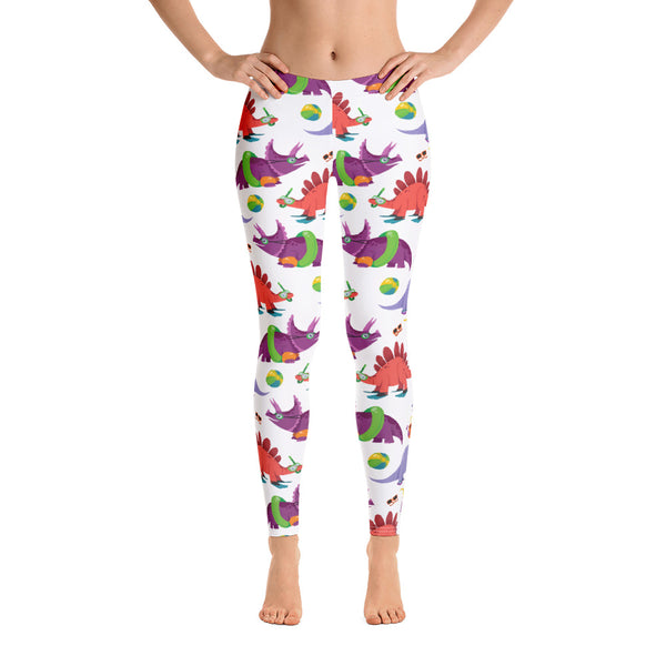 Beach Dino Fun Women's Leggings