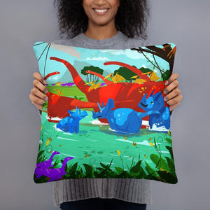 Dinostorus River Hangout Pillow