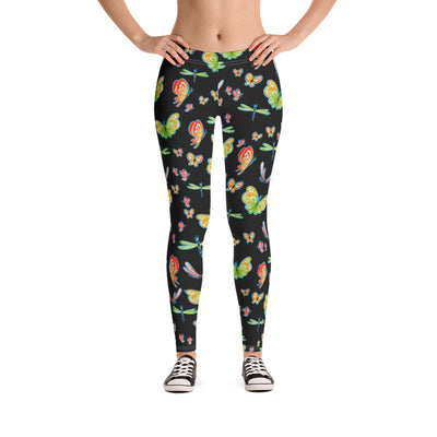 Butterflies and Dragonfies - Women's Leggings